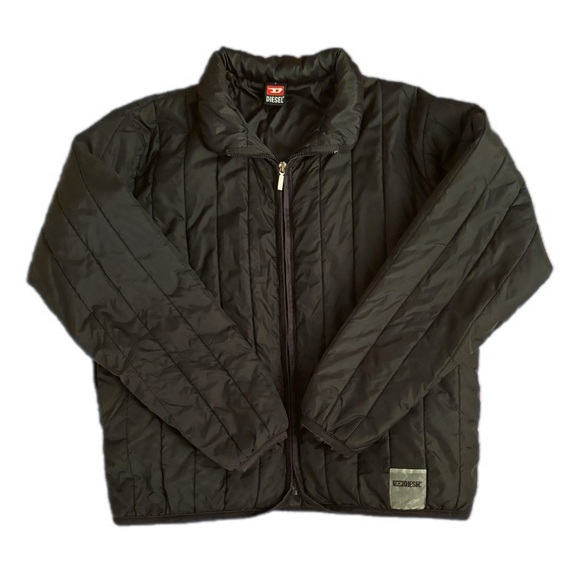 🔥RARE Vintage Diesel ArchiveMen’s Vertical Quilted Puffer Jacket🔥